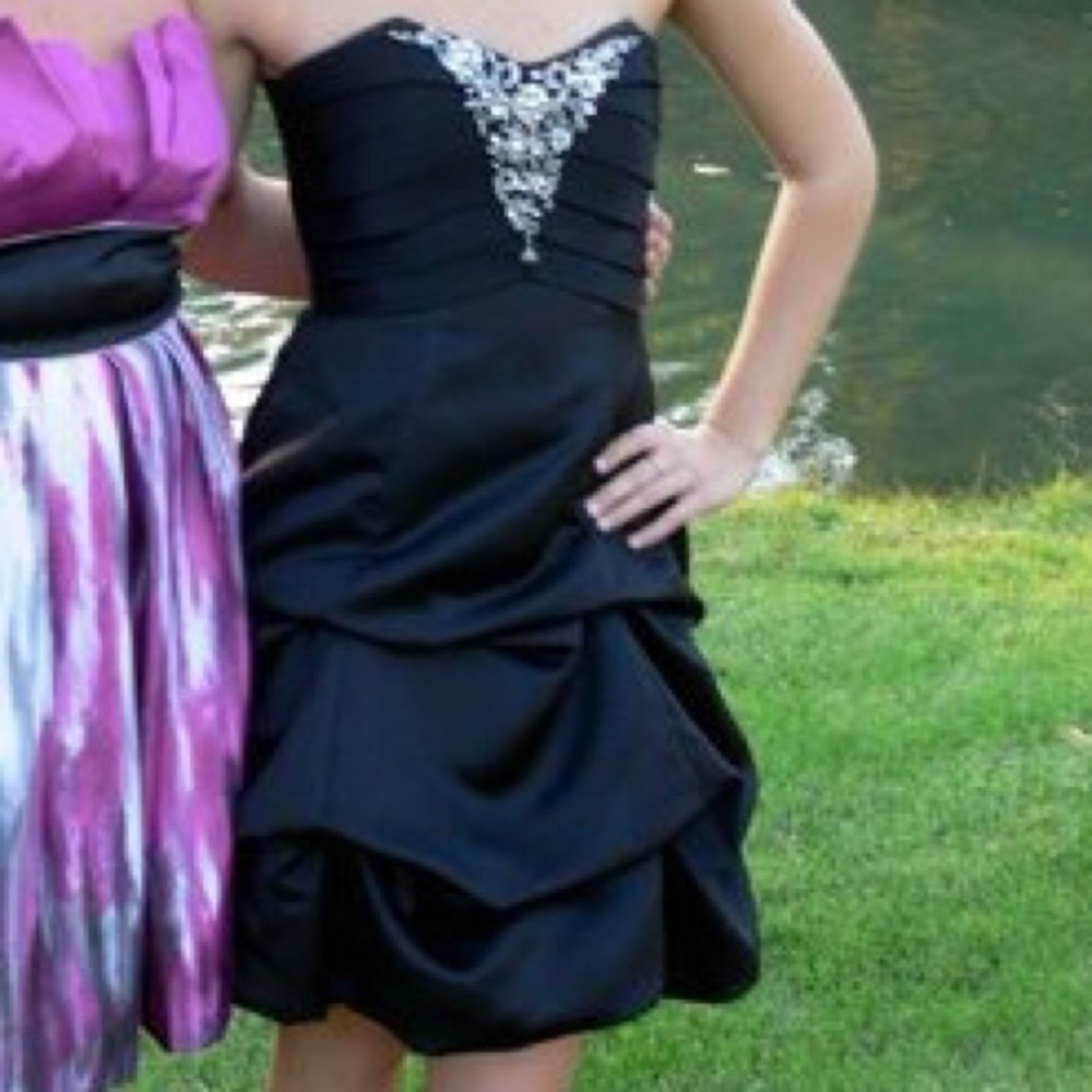 Black Short Homecoming/Prom Dress